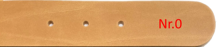 Gürtelleder Natur (0)