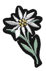 Stoffedelweiss (40mm breit)