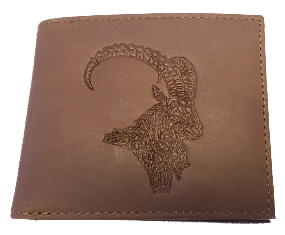 Geldbörse Branding Steinbockkopf (19712B-SBK)
