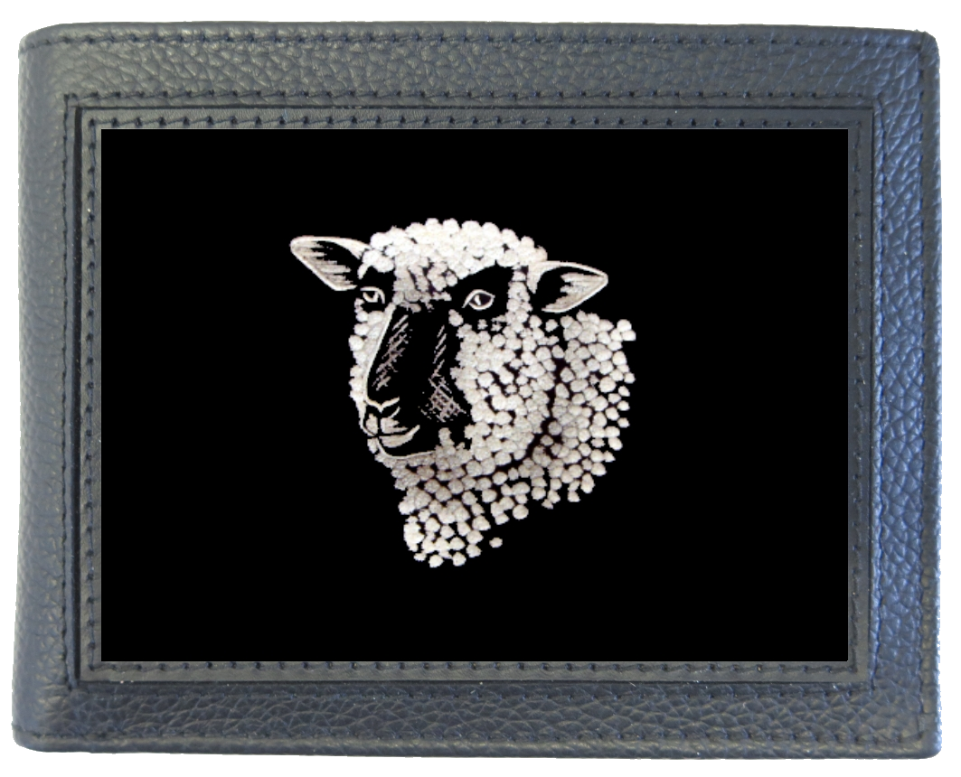 Geldbörse Schaf geschnitzt (19736.500.12)