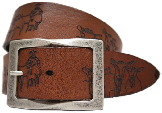 Ledergurt Ziege 40mm Cognac (11014/72-40.42)