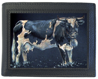 Geldbörse Kuh WG geschnitzt (19736.500.44)