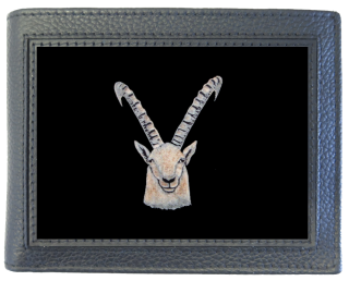 Geldbörse Steinbock geschnitzt (19736.500.48)