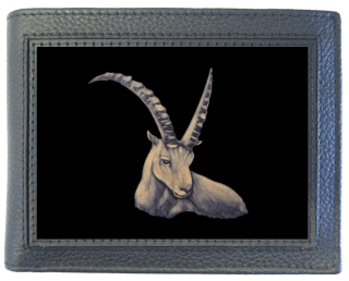 Geldbörse Steinbock halb geschnitzt (19736.500.86)