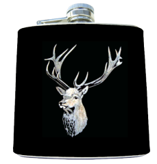 Flachmann Hirsch geschnitzt (91050.45)