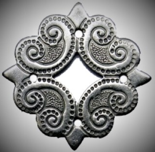 Beschlag zum Nägelen Rose (K-00386-24)