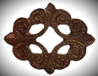 Beschlag zum Nieten Rose (98410-35.R)