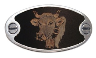 Casbelt Schnitzschnalle Kuh B (10900-40.123.121.10)