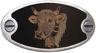 Casbelt Schnitzschnalle Kuh B (10900-40.123.121.10)