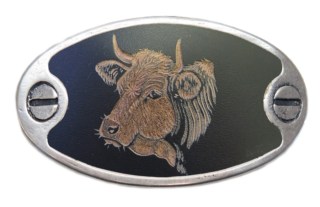 Casbelt Schnitzschnalle Kuh S (10900-40.123.121.2)