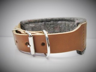 Dressurhalsband mit Filz  (16210)