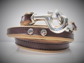 Dressurleine mit Futter 18mmx160cm (21805)