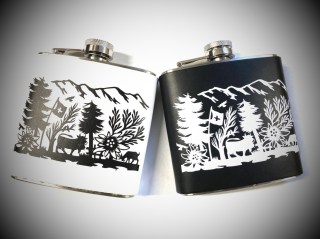 Flachmann Druck Alpen (91050DK-11)