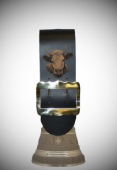 Glocke Roulin Kuh KL-Geschnitzt  (10340-111K)