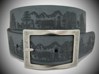 Ledergurt Branding Alpsommer 40mm (11065/72-40)