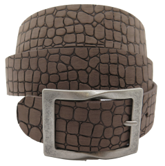 Ledergurt Branding Kroko 40mm (11074/72-40)