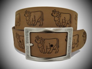 Ledergurt Branding Kuh 40mm (11066/72-40)