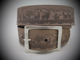 Ledergurt Branding Swisswild 40mm (11067/60AS-40)