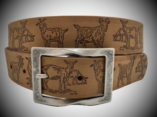 Ledergurt Branding Ziege 35+40mm (11070/72)