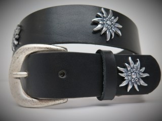 Ledergurt  Edelweiss 35mm  (11097/14-35)