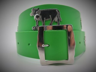 Ledergurt Emmental Neon GN 40mm  (11000N/121-40, 11000Jung)