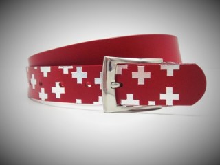 Ledergurt  Swiss 35mm (11091/2-35)