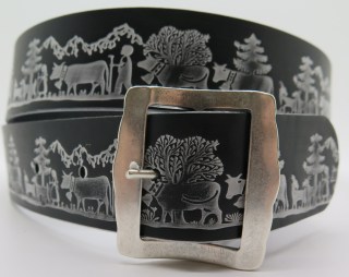 Ledergurt Tracht Alpsommer 40mm (11800/120-40.1W)