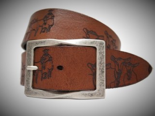 Ledergurt Ziege 40mm Cognac (11014/72-40.42)