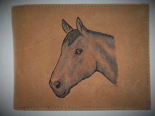 SEWL-19 Hand-Gebrannt Pferdekopf (19733.3BR.115, 19732.3BR.115)