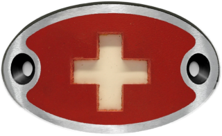 Schnalle Swiss Rot (10900-40.81SW.10)