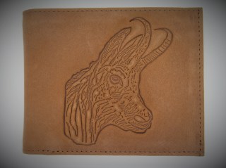 Geldbörse Branding Gemskopf