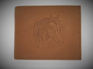 Geldbörse Branding Pferdekopf