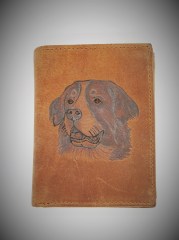 SEWL-32 Hand-Gebrannt Hundekopf